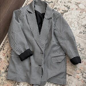 Houndstooth Blazer